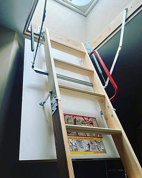 Optistep OLE Mini Ahşap Çatı Merdiveni